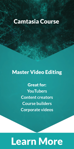 Camtasia video editing course